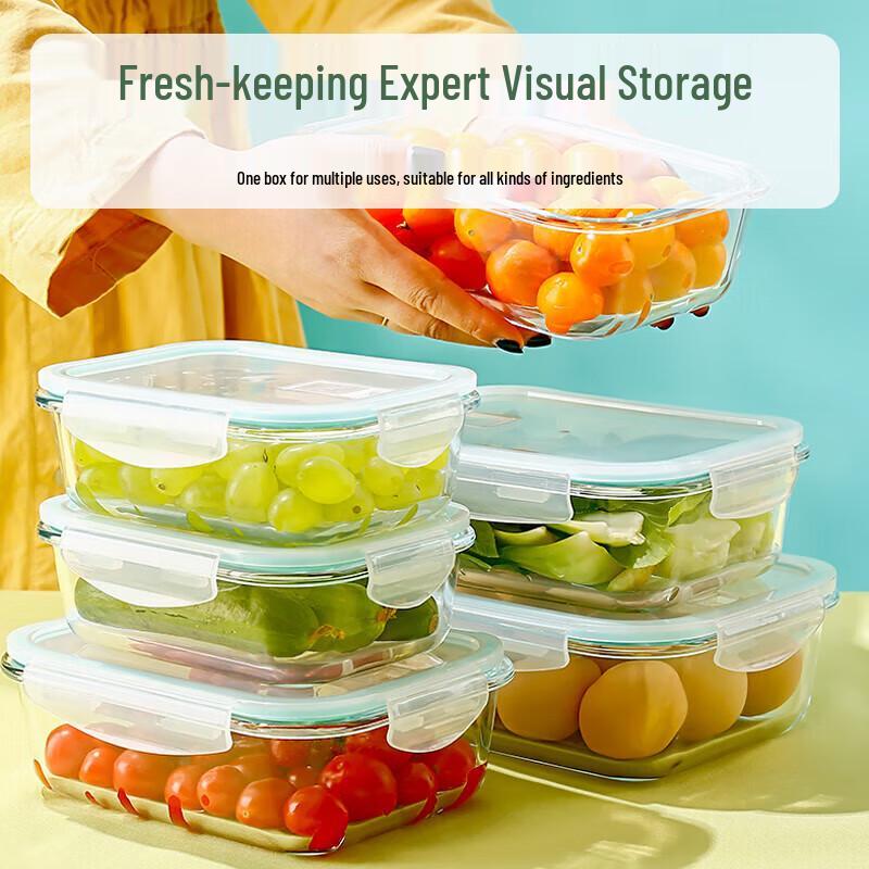 Junyi 1040ml 3-Compartment Lunch Box with Meal Bag