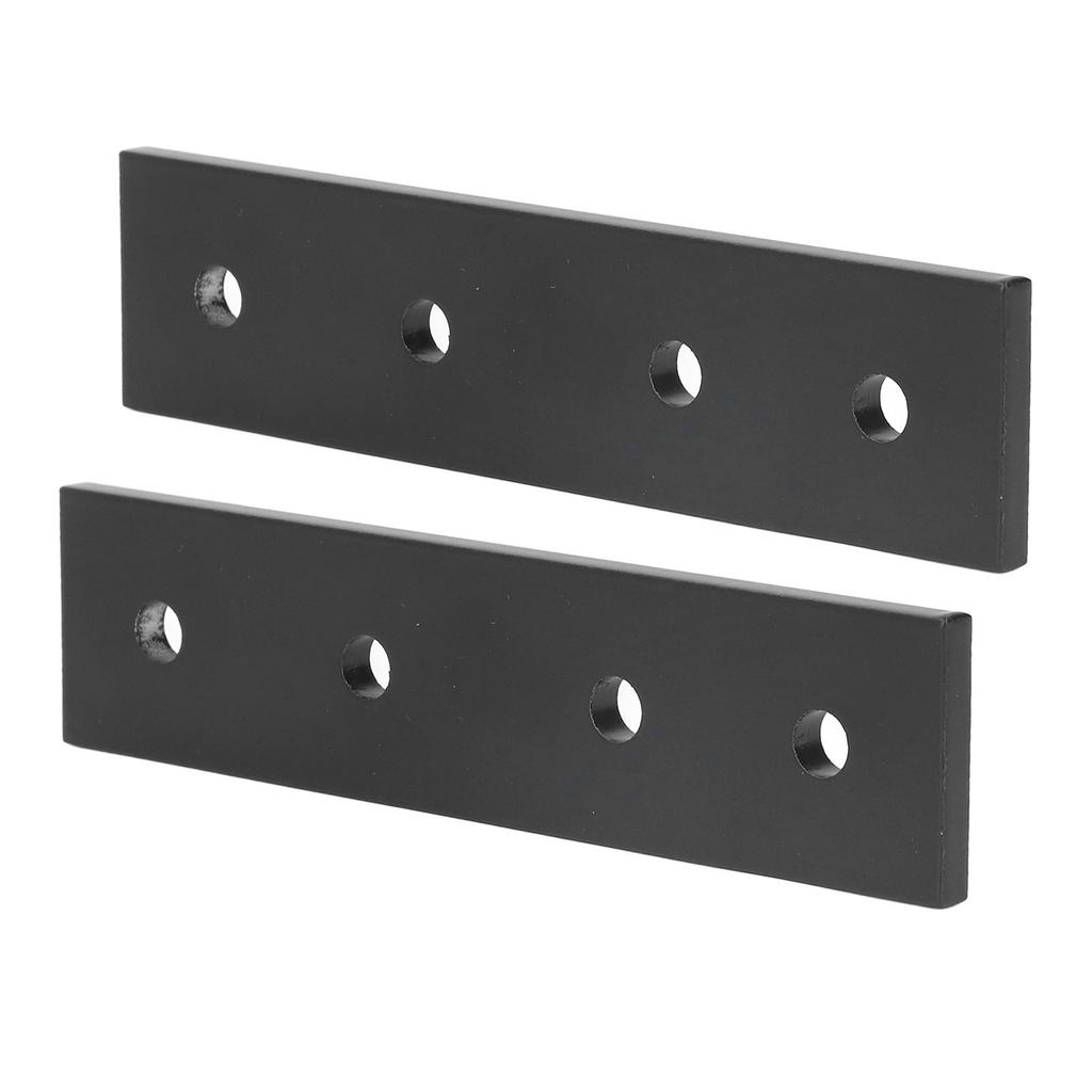 2PCS 4 Hole Connecting Plates Aluminum Alloy Flat Straight Brackets Metal Fastener Accessories 2020