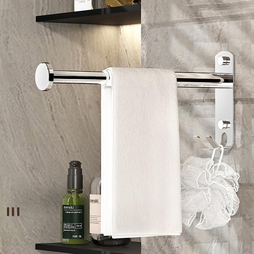 Stainless Steel Clothes Hanger Storage Rack Wall-mounted Scalable Storage Racks Drying Hanger