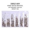 Long Bag Nail Art Jewelry Glass Flat Bottom Diamond Nail Art Diamond Nail Art Jewelry Mixed