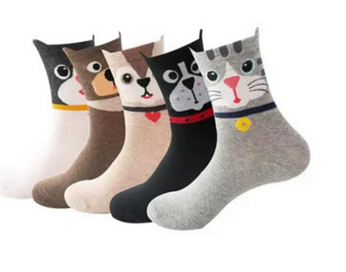 Spring & Autumn Cute 3D Cat Ear Mid-Calf Socks for Women