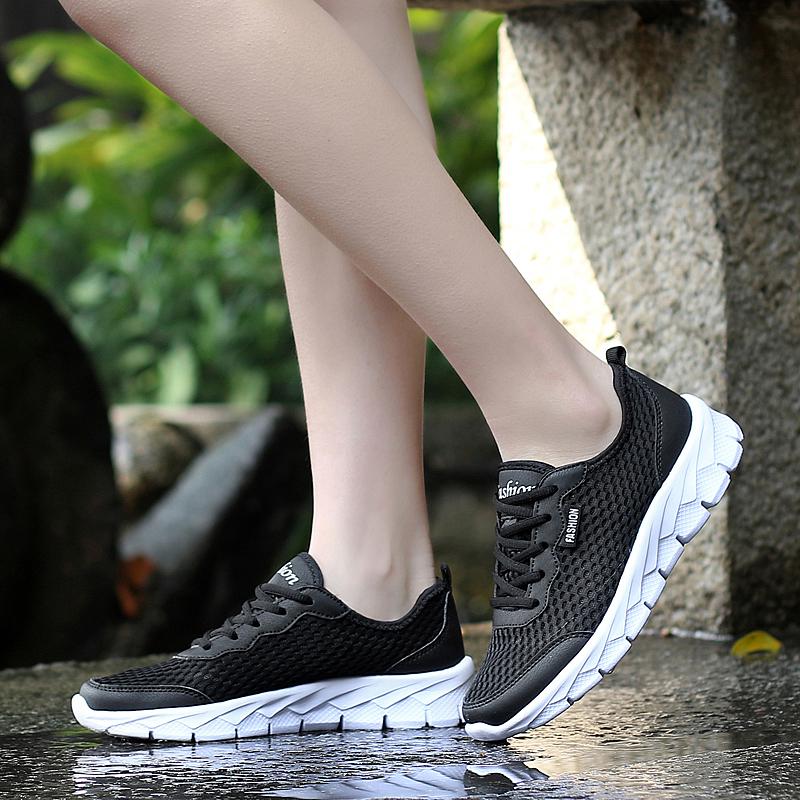 Unisex Große Größe Ultraleichte Outdoor-Sportarten Atmungsaktive Mesh-Laufschuhe Sneakers 35-48