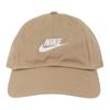 Nike Cotton Baseball Caps Unisex Light Umber Casual FB5368-297