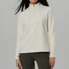 SAUCONY Sports Lifestyle Pullover Long Sleeve Solid Half Zip Sweatshirt Women Sweatshirt Oatmeal-White SC1240156A-WT30