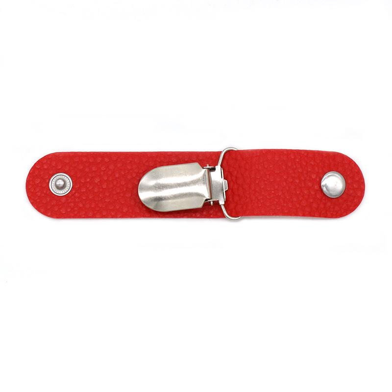 Multipurpose PU Leather Travel Hat Clip for Outdoor Backpack & Luggage