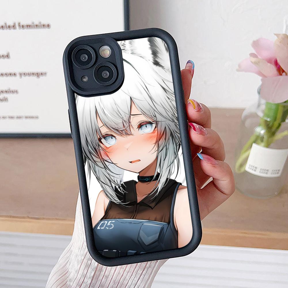 Arknights Grani Thicken TPU Mobile Phone Case for iPhone 17 16 15 14 13 12 11 Air Pro Max Plus Colorful Cover