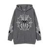 2023 Cross-border spider web zipper foreign trade sweater street tide spring and autumn hoodie American retro casual coat women