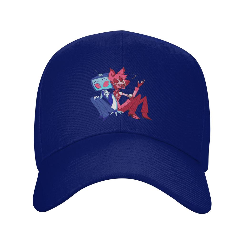 Valentines Alastor and Vox radiostatic Baseball Caps Unisex Sport Sun Caps Hats Adjustable Polyester Fishing Hat Summer Hat