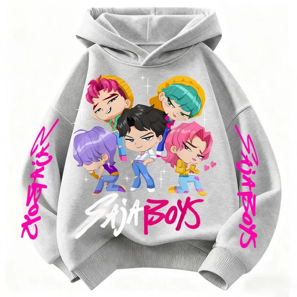 Kids Anime Demon Slayer Tomioka Print Hoodie Unisex Boys Girls Casual Childrens Cartoon Clothes