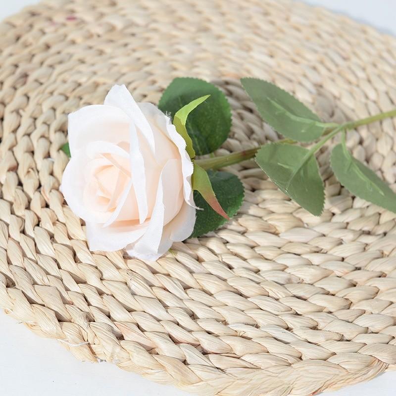 Single Velvet Strand Rose Simulation Flower Table Decor And Special Occasions