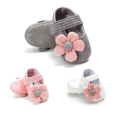 Autumn Baby Girl Anti-Slip Casual Walking Shoes Flower Sneakers
