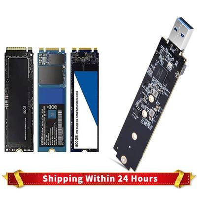 Adaptateur NVME vers USB 10 Gbps Adaptateur M.2 vers USB Support UASP TRIM Double Protocole Carte SSD NVMe SATA M2 pour SSD 2280 2260 2242 2230