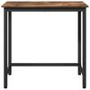 Table Smoked Oak 100 x 50 x 76.5 cm