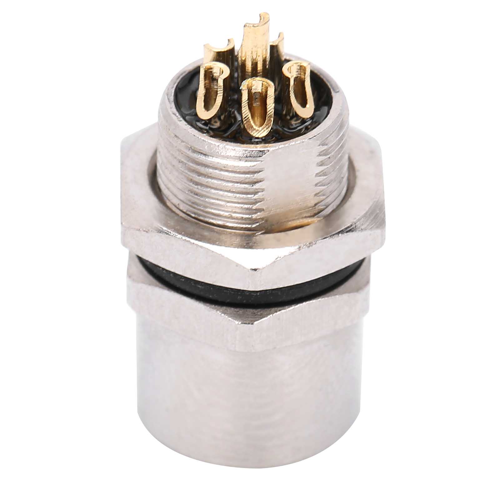 

M8-B-S6 Pass Socket 6Pin M8 Connector IP67 Front Board Mounted Epoxy Resin Sealing