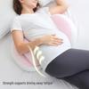 Almofada de Maternidade Transfronteiriça: Suporte para Dormir de Lado para o Abdômen, Proteção Lombar para Amamentação, Almofada de Abraço 3 em 1 Destacável para Gravidez e Parto.