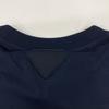 PRADA UJM492 Triangle Logo Navy Crew Neck T-Shirt tops M blackUsed