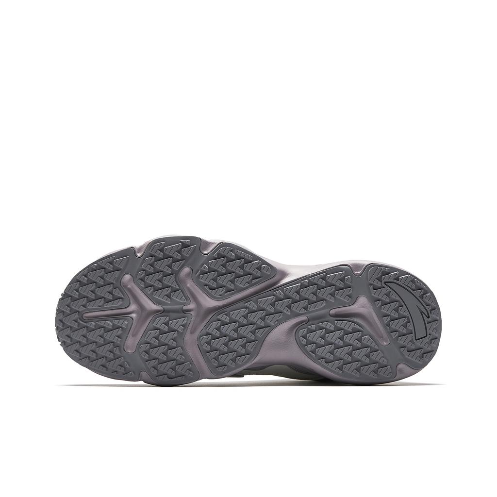 Anta Comfortable Fashion Versatile Wear Resistant Breathable Low Top Dad Shoes Women Sneaker White Purple Gray 922548923-2