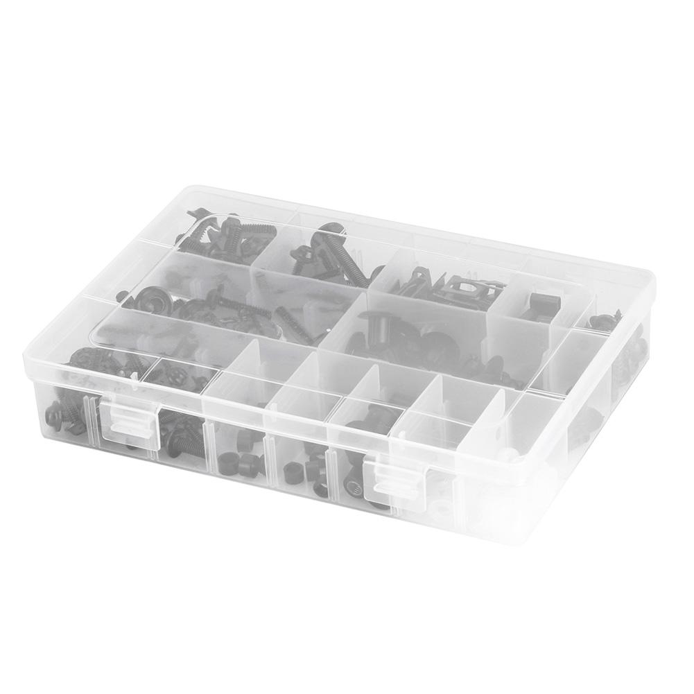 223pcs Motorcycle Fairing Bolts Set Windscreen Screws Nuts Motorbike Bodywork Hardwares