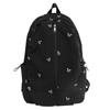 Schoolbag College Style Backpack Women's Large Capacity Simple Versatile Lightweight Backpack High Value Student School Bag