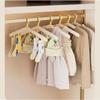 New Portable Multifunctional Travel Cute Clothes Hanger, Home Student Dormitory Clothes Hanger, Foldable Clothes Hanger