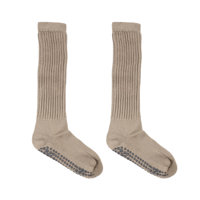 Women Non-Slip Grip Sock 1-10Pairs for Pilates Yoga Ballet Cycling Fitness Workout High Tube Sock Indoor Outdoor Sport Accessory