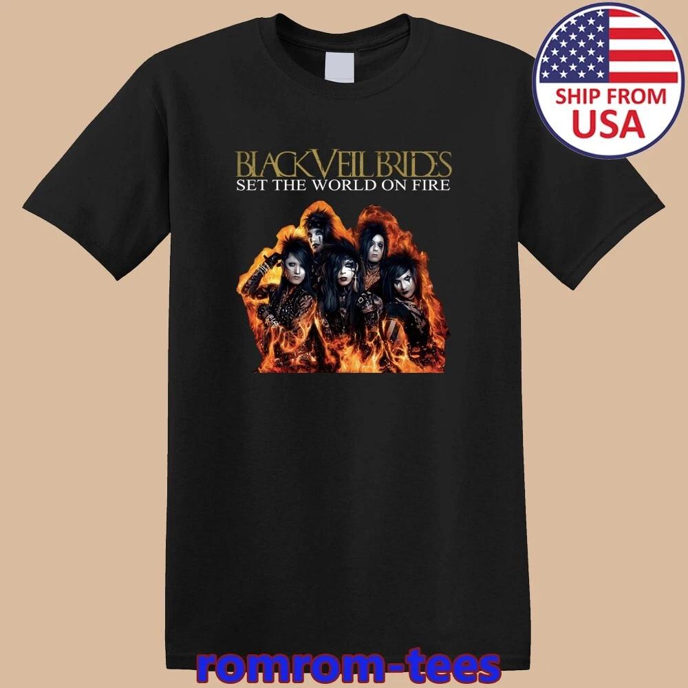 

BLACK VEIL BRIDES Set The World On Fire Black Size S-5XL 2XL