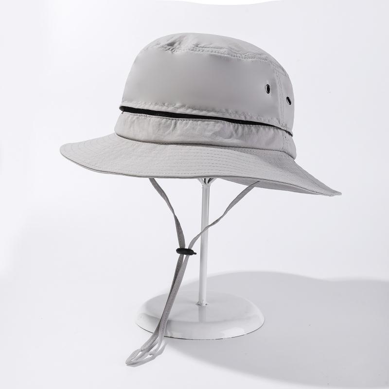 Waterproof Bucket Hat Men Women Summer Thin Quick Dry Outdoor Hiking Fishing Sun Protection Breathable Mountain Safari Cap