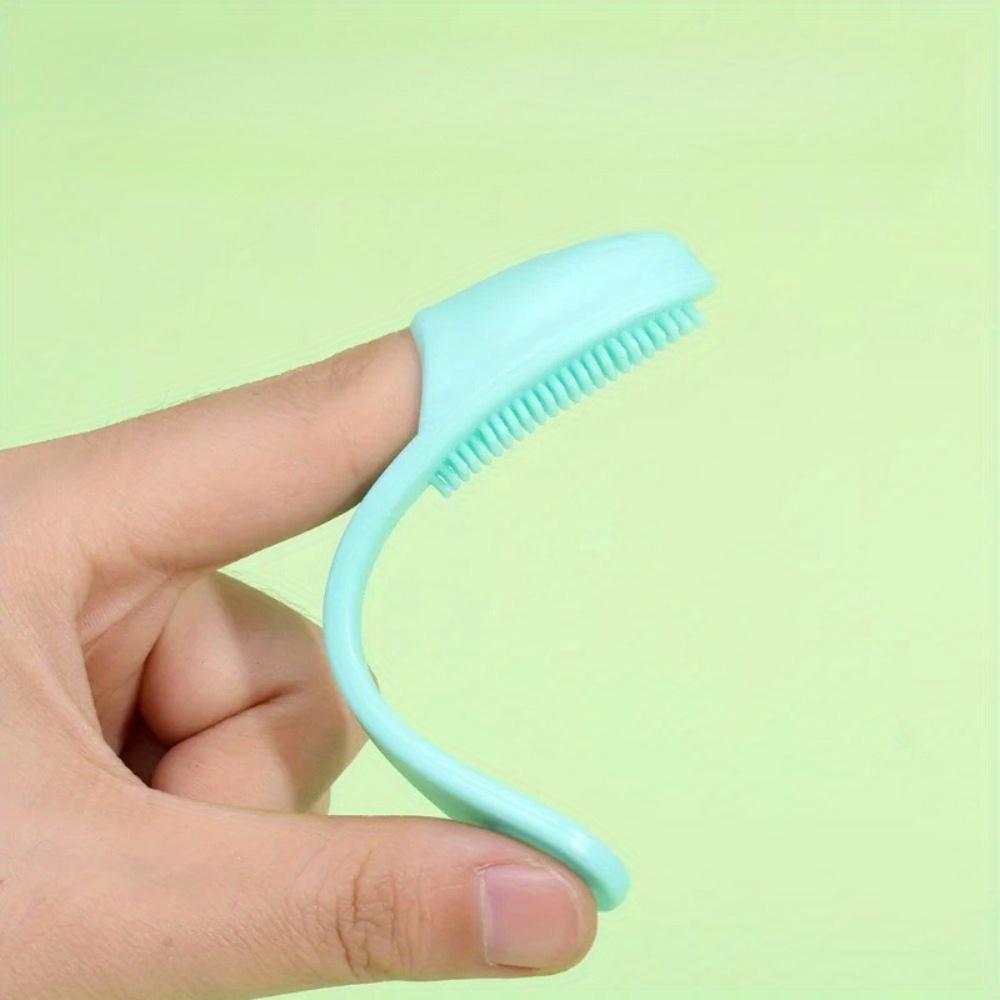1pc Silicone Nose & Blackhead Cleaning Brush - Soft Bristle Facial Cleansing Brush for Pore Care,Gentle Exfoliating Massage Tool