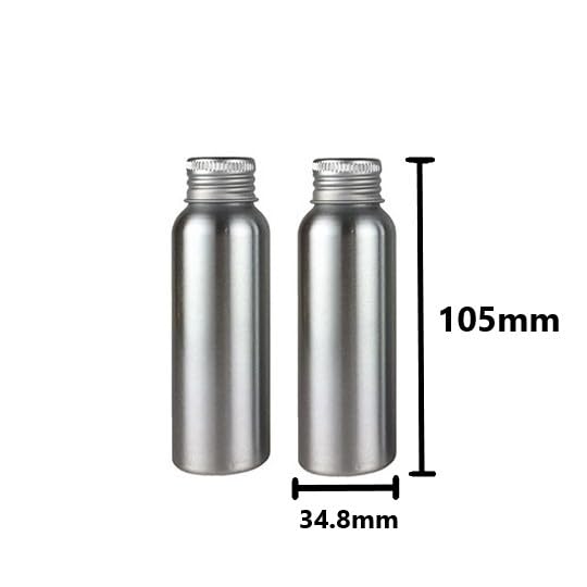 [Y.K.S] Japanische Aluminiumflaschen x 2, unterteilte Aufbewahrungsflaschen für