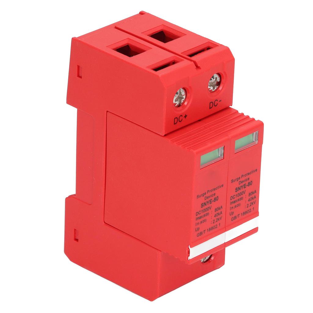 Surge Protective Device 80KA 1000V Voltage Protection Arrester Protector for Distribution Box 2P
