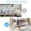 Pokrowiec zabezpieczający drabinkę łóżka piętrowego Składana blokada drabinki łóżka piętrowego