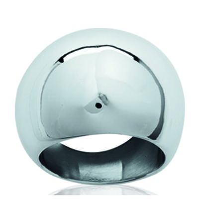 Silberner „Volupteuse“-Stahlring – 20 mm