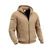 Mens Loose Heavyweight Fleece Zip Up Hooded Casual Workwear Long Sleeve Cardigan Sweatshirt