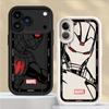 Marvel Spiderman Ironman Hülle für iPhone 16e 13 12 11 Pro Max 15 16 14 Plus XS Max XR 17 Air Weiche Abdeckung