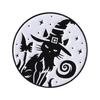 Witch Brooch Gothic Enamel Pin Punk Styles Black Cats Designs Jewelry Accessory For Halloween Outfit Decoration