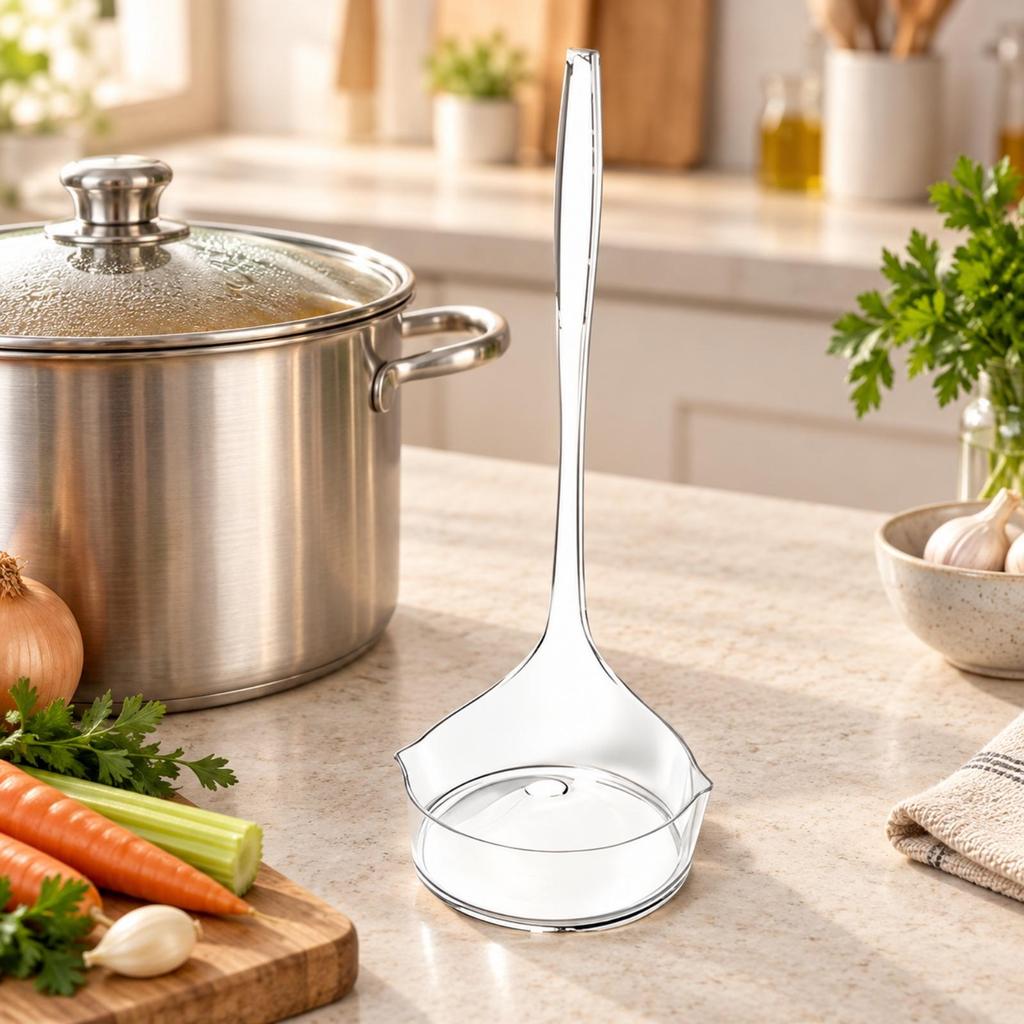 Weight-Separating Soup Ladle Transparent Weight Separator Food Grade
