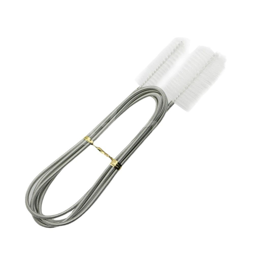 Aquarium Cleaning Brush for Water Filter Pump Lily Pipe Air Tube Hose Stainless Steel Fish Tank Brush Water Pump Accessories