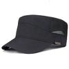 Winter Big Head Man Large Size Fleece Army Flat Cap Men Summer Polyester Plus Size Mesh Military Hat 55-60cm 60-65cm