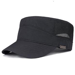 Winter Big Head Man Large Size Fleece Army Flat Cap Men Summer Polyester Plus Size Mesh Military Hat 55-60cm 60-65cm