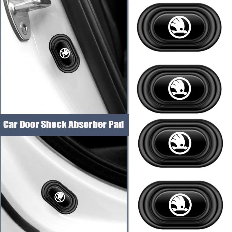 Car Stickers Door Shock Pad Anti Collision Silicone Cover for Skoda Superb 3 Fabia Kamiq Kodiaq Karoq Octavia Citigo Yeti Rapid EK6