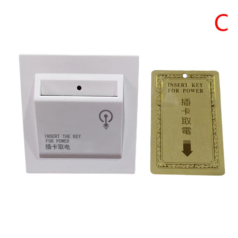 For Hotels Motels Luxury Guest Room Energy Saving Wall Switch Key Card Holder