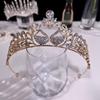 Children's Crown Tiara Girls Performance Catwalk Dress Accessories Princess Girls Birthday Crystal Crown Hair Accessories