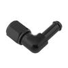 90 Degree Swivel Aluminum 6AN Female To 3/8 In Barb Fitting Adapter