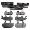 For SUZUKI AN400SA Burgman Skywave 400 Type S ABS 2009-2019 AN400ZA Skywave 400 AN Motorcycle Front Rear Brake Disc Pads Kit