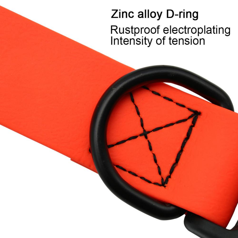 No Pull Dog Collar PVC Waterproof P-Chain Training Collars 8 Colors Dirty Resistant Easy Clean for Puppy Small Medium Large Dogs