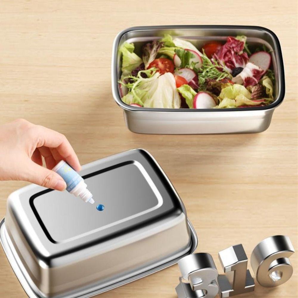 Leak-proof Lunch Box Microwaveable Food Storage Box Multipurpose Fresh-keeping Box  Camping