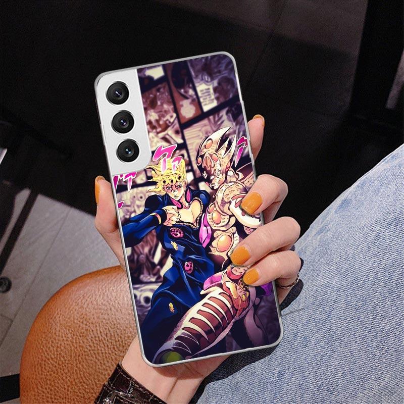 

JoJo s Bizarre Adventure Golden Wind Phone Case For Samsung Galaxy S24 S25 Edge S26 Ultra S23 S22 S21 Plus S20 FE + Personalized Samsung S20 Ultra