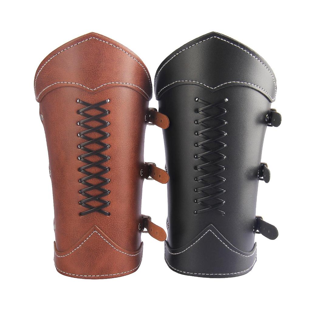 Knights Medieval Costume Bracer Wrist Guard Cosplay Props Accessories for Men Women Teens