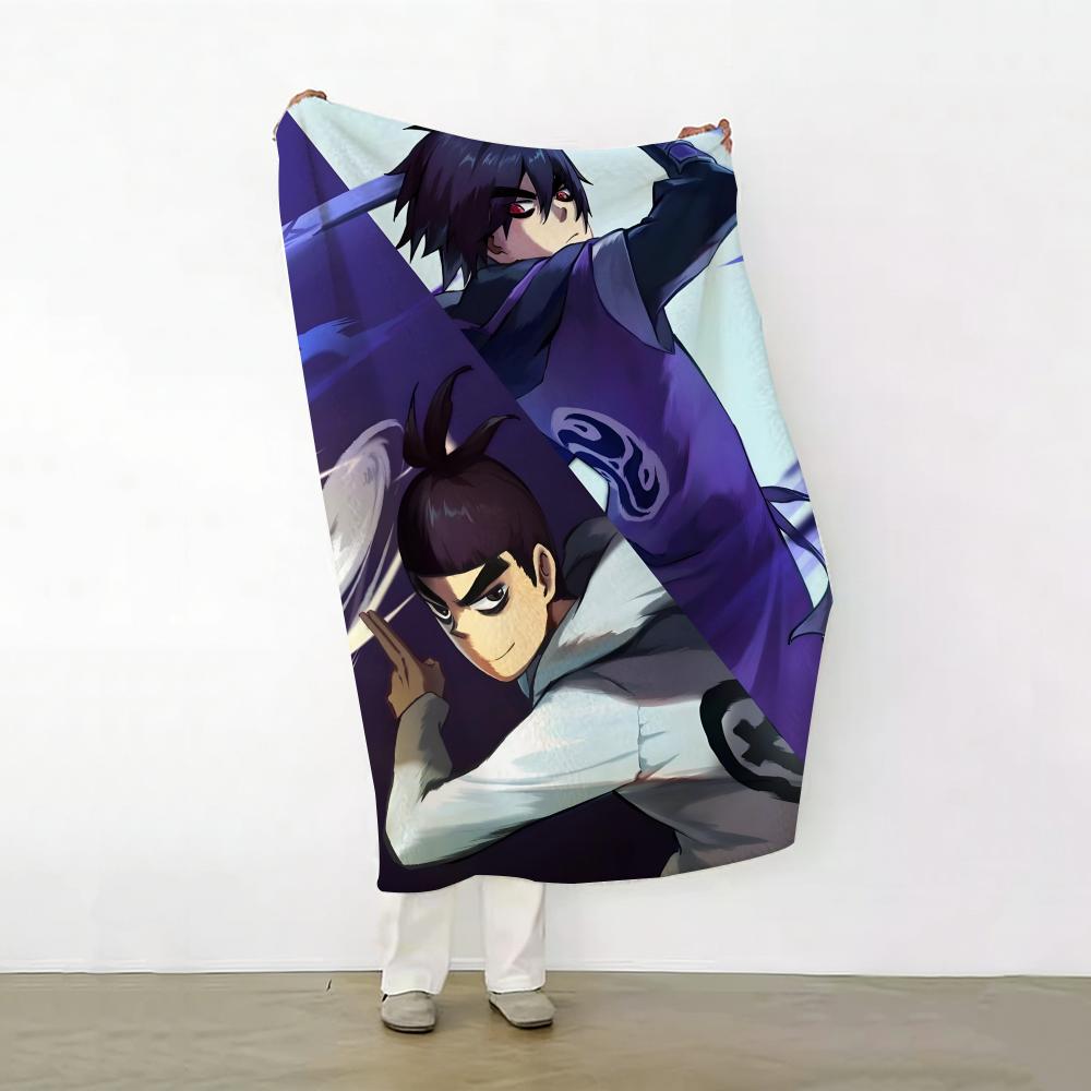

Anime S scissor s seven Throw Soft Warm Flannel Fleece Throw Blanket for Sofa Bed Travel Home 75cmx90cm