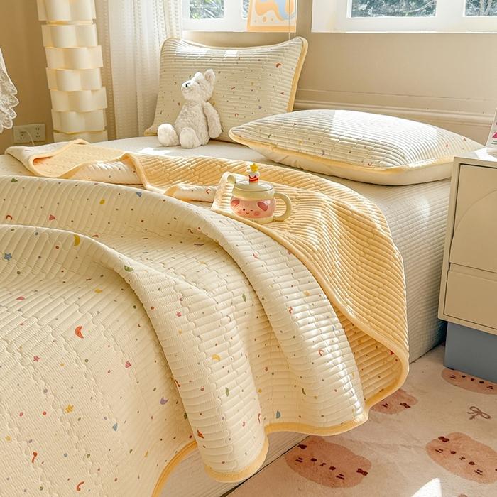 

Milk fleece bed cover one side fleece one side cotton tatami sheet coral fleece padded mattress 90x200cm